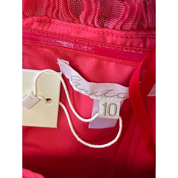 NWT Anthropologie Hutch Evie Strapless Tiered Maxi Dress Size 10 - Picture 9 of 9